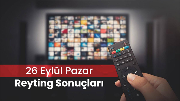 26 Eylül Pazar Reyting Sonuçları